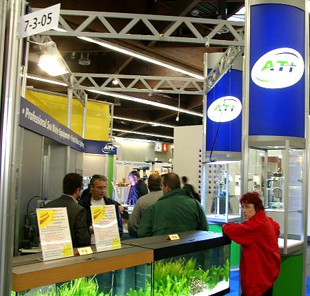 Messestand der Fa. ATI auf der Interzoo 2004 in N�rnberg