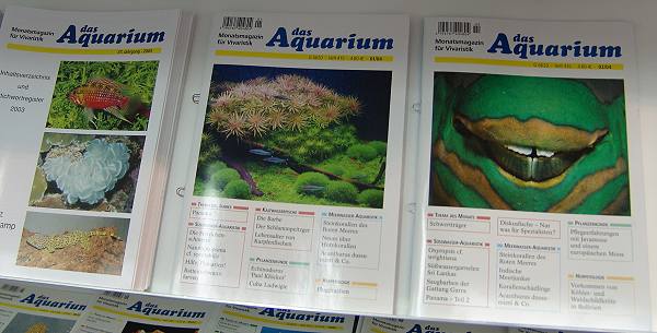 Die bekannte Fachzeitschrift: Das Aquarium vom BS Verlag