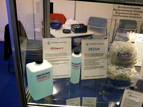 Zeovit Zeospur 2 alles gab es zu sehen, auf der Interzoo 2004
